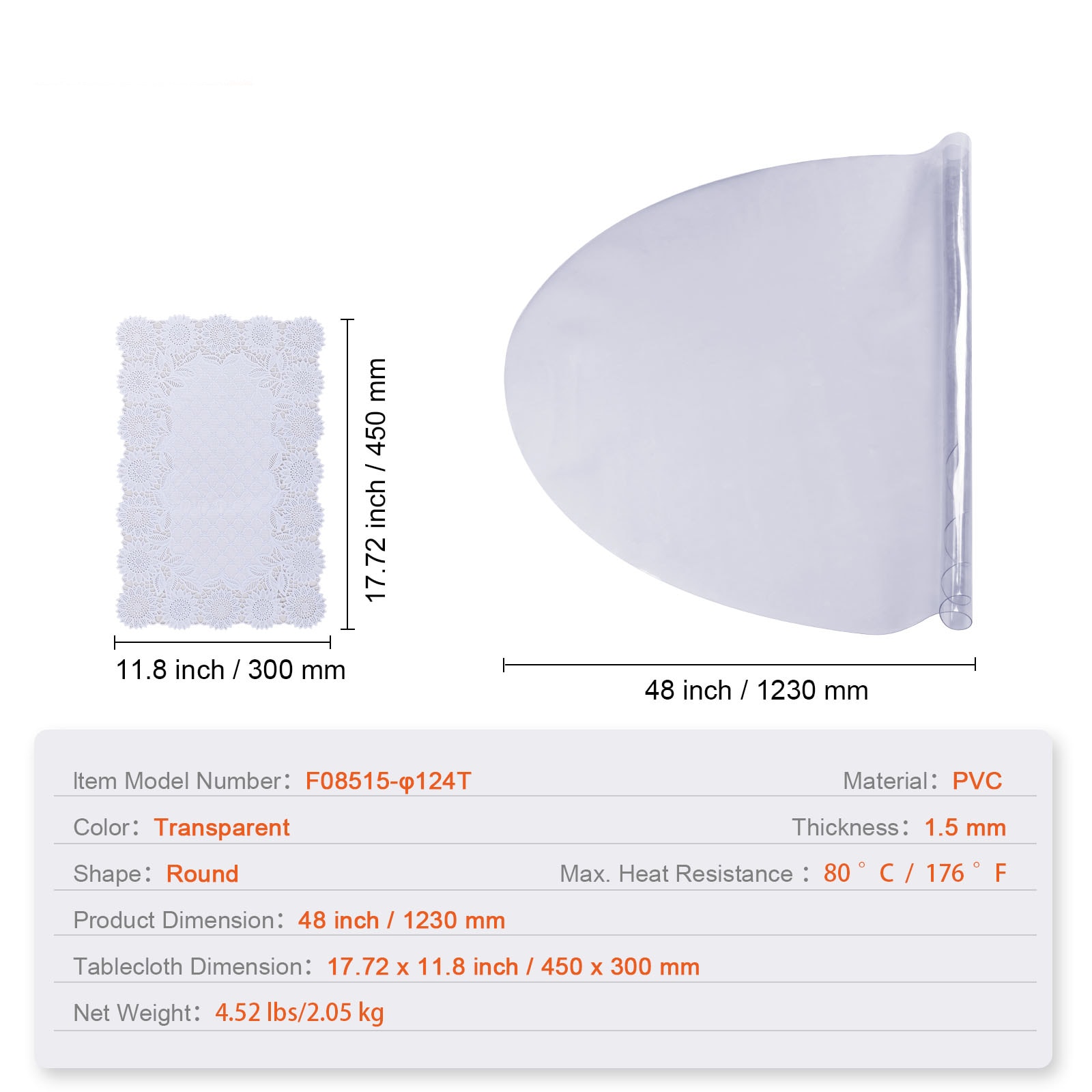 Clear Pvc Table Protector For Dining And Coffee Tables Waterproof_voghion.com